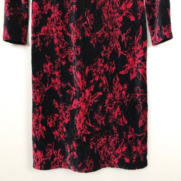 Anthropologie Dierdre Velvet Column Bodycon Valentines Date Dress Multi Size NWT - Picture 8 of 16